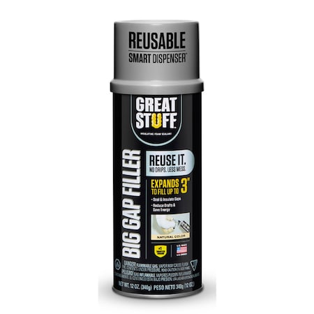Great Stuff Great Stuff Smart Dispenser Ivory Polyurethane Insulating Foam Sealant 12 oz 99108860